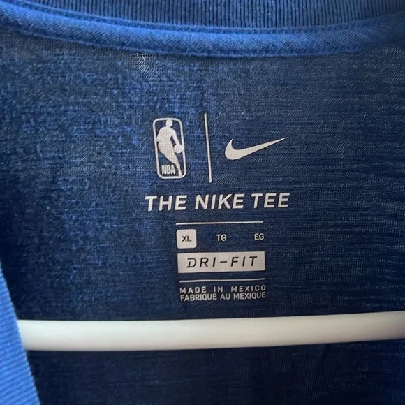 Nike Blue Dallas Mavericks Dri-FIT Tee - Picture 2 of 3